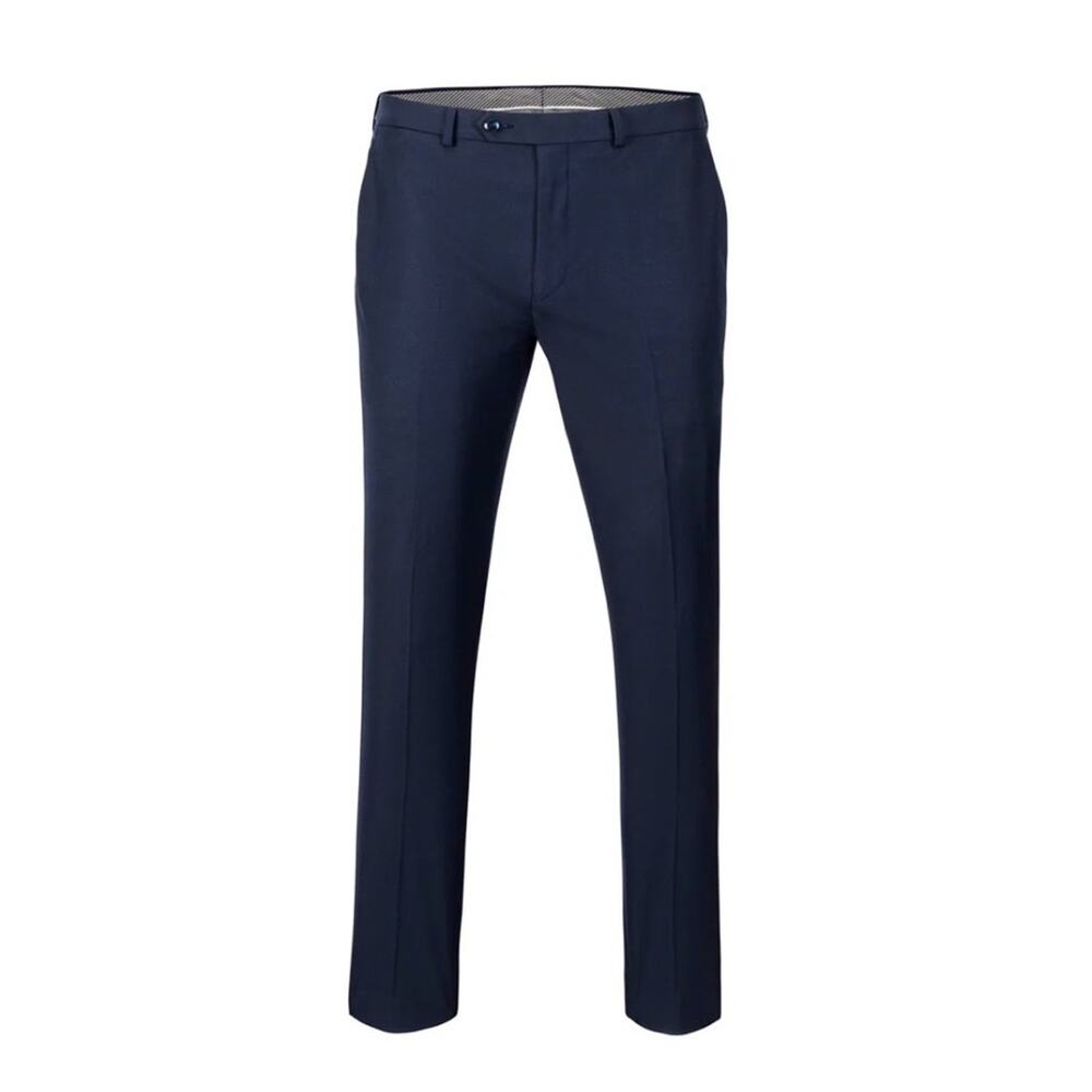 NWT Michael Kors Modern Fit Suit Separates Navy Blue Trouser Pants Size 42 - Picture 2 of 5